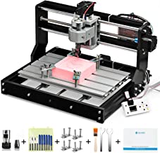 Genmitsu CNC 3018-PRO Router Kit GRBL Control 3 Axis Plastic Acrylic PCB PVC Wood Carving Milling Engraving Machine, XYZ Working Area 300x180x45mm