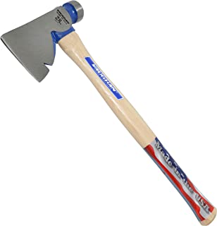 Vaughan RB 28-Ounce Rig Builders Hatchet, Hickory Handle for heavy construction, 17-Inch Long.