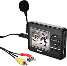 DIGITNOW Video to Digital Converter, Video Capture from VCR/VHS/ Hi8/ Camcorder/Gaming Systems, Video Recorder and Player with Microphone, Record Analog Video to TF Card