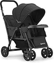 JOOVY Caboose Too Graphite Stand-On Tandem Stroller, Black