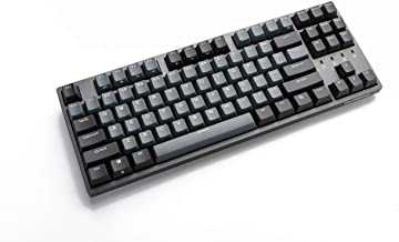Durgod Taurus K320 TKL Mechanical Gaming Keyboard - 87 Keys - Double Shot PBT - NKRO - USB Type C (Cherry Silent Red, Space Grey)