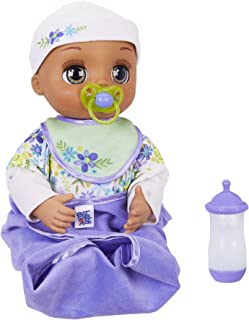 Baby Alive Real As Can Be Baby: Realistic Brunette Baby Doll, 80+ Lifelike Expressions, Movements & Real Baby Sounds, With Doll Accessories, Toy for Girls and Boys 3 and Up