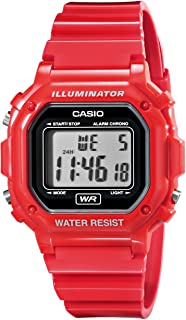 Unisex F-108WHC-4ACF Classic Red Resin Band Watch