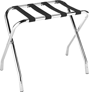 Whitmor Chrome Luggage Rack - Foldable - Commercial Quality