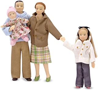 Melissa & Doug Victorian Doll Family, Dollhouse Accessories (4 Poseable Play Figures, 1:12 Scale, Great Gift for Girls and Boys - Best for 6, 7, 8 Year Olds and Up)