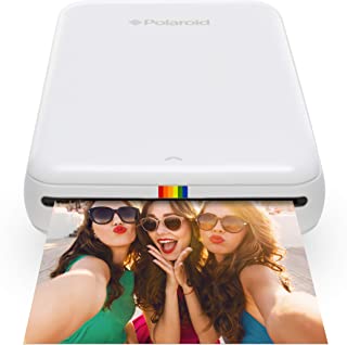 Polaroid ZIP Wireless Mobile Photo Mini Printer (White) Compatible w/ iOS & Android, NFC & Bluetooth Devices