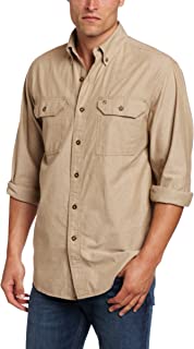 Carhartt Men's Fort Lightweight Chambray Button Front Relaxed Fit LS Shirt S202