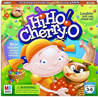 Hasbro Hi Ho! Cherry-O Board Game for 2 to 4 Players Kids Ages 3 and Up (Amazon Exclusive)