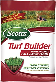 Scotts Turf Builder WinterGuard Fall Lawn Food, 12.5 lb. - Fall Lawn Fertilizer Builds Strong, Deep Grass Roots for a Better Lawn Next Spring - Covers 5,000 sq. ft.