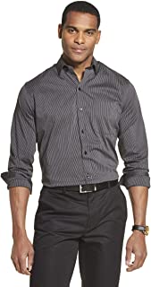 Men's Traveler Stretch Long Sleeve Button Down Black/Khaki/Grey Shirt