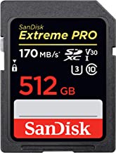 SanDisk 512GB Extreme PRO SDXC UHS-I Card - C10, U3, V30, 4K UHD, SD Card - SDSDXXY-512G-GN4IN