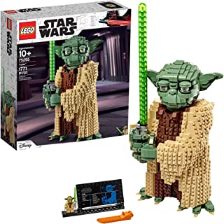 LEGO Star Wars: Attack of The Clones Yoda 75255 Yoda Building Model and Collectible Minifigure with Lightsaber, New 2019 (1,771 Pieces)