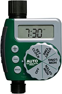 Orbit 62061Z 1-Outlet Programmable Hose Faucet Timer, Green