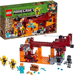 LEGO Minecraft The Blaze Bridge 21154 Building Kit, New 2019 (370 Pieces)