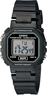 Women's LA20WH-1ACF Classic Digital Black Resin Watch