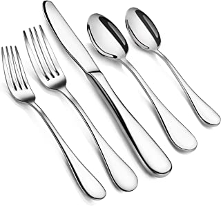 Artaste 56389 Rain 18/10 Stainless Steel Flatware 20-Piece Set, Service for 4
