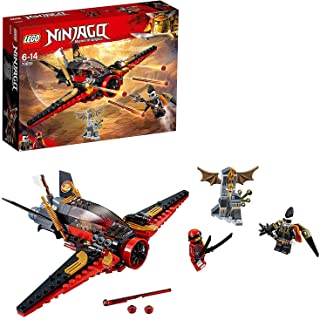 LEGO Ninjago Destiny's Wing Toy Jet Plane, Kai & Jet Jack Minifigures, Airplane Building Sets for Kids