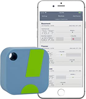 SensorPush Wireless Thermometer/Hygrometer for iPhone/Android - Humidity & Temperature Smart Sensor with Alerts. Developed and Supported in The USA