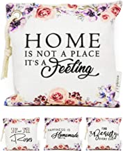 Mateico Bamboo Charcoal Air Purifying Bag 4×200g Activated Charcoal Odor Absorber for Rooms - Odor Eliminators for Home, Car, Pets with Decorative Design