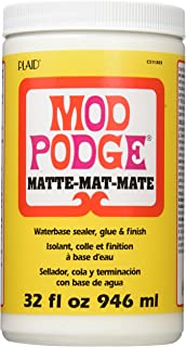 Mod Podge CS11303 Waterbase Sealer, Glue and Finish,Matte,32 Ounce