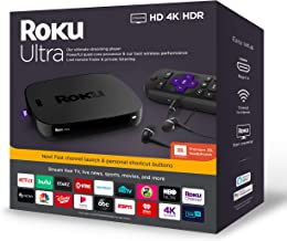 Roku Ultra Streaming Media Player 4K/HD/HDR 2019 with Premium JBL Headphones