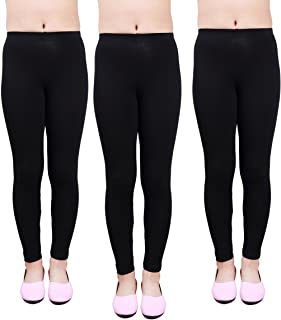 IRELIA Girls Leggings 3 Pack Modal Solid Size 4-16 Spring/Fall
