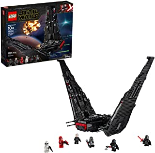 LEGO Star Wars: The Rise of Skywalker Kylo Ren’s Shuttle 75256 Star Wars Shuttle Action Figure Building Kit, New 2019 (1,005 Pieces)