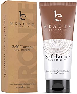 Self Tanner with Organic & Natural Ingredients, Tanning Lotion, Sunless Tanning Lotion for Flawless Darker Bronzer Skin, Self Tanning Lotion - Self Tanners Best Sellers, Fake Tan