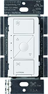 Lutron PD-FSQN-WH Caseta Wireless Smart Fan Speed Control, White