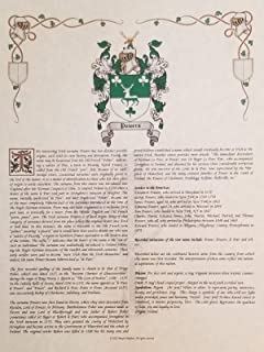 McNabb Coat of Arms, Family Crest & History 8.5x11 Print - Name Meaning Plus Genealogy, Family Tree Research - Surname Origin: Scotland/Scottish