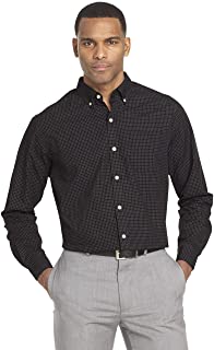 Men's Wrinkle Free Poplin Long Sleeve Button Down Shirt