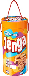 Jenga Game Wooden Blocks Stacking Tumbling Tower Kids Game Ages 6 and Up (Amazon Exclusive)