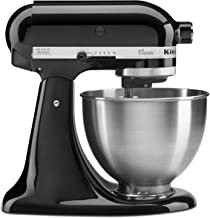 KitchenAid Classic Series 4.5 Quart Tilt-Head Stand Mixer, Onyx Black (K45SSOB)