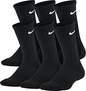 Nike Kids' Performance Cushioned Crew Training Socks (6 Pair)