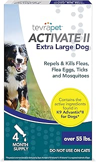TevraPet Activate II Flea and Tick Prevention for Dogs
