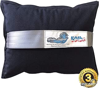 WAKE BALLAST Steel Shot Bag (50 Lb.) for Wakesurf Boats, Makes The Best Waves for Wake Surfing, Wakeboard, Uses Non-Toxic Pellets, Made of Durable 1000D Cordura Nylon, 3 Year Warranty, Made in USA