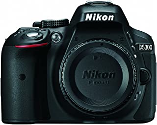 Nikon D5300 24.2 MP CMOS Digital SLR Camera with Built-in Wi-Fi and GPS Body Only (Black)