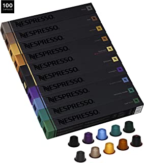 Variety Pack OriginalLine Capsules, 100 Count Espresso Pods, 10 Assorted Medium Roast Coffee Flavors