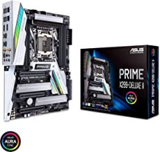 ASUS Prime X299-Deluxe II X299 Motherboard LGA2066 (Intel Core X-Series) ATX DDR4 M.2 U.2 Thunderbolt 3 USB 3.1 with Dual Gigabit LAN and 802.11AC WiFi