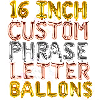 Letter Balloons - Custom Phrase 16