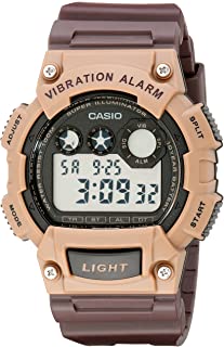 Casio Men's W-735H-5AVCF Vibration Alarm Digital Watch