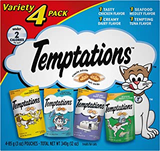Temptations Treats for Cats Variety Packs, 3 oz. Pouches