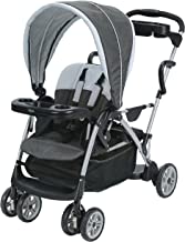 Graco Roomfor2 Stand and Ride Stroller | Lightweight Double Stroller with Toddler Standing Platform, Gotham