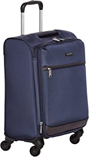 Softside Carry-On Spinner Luggage Suitcase - 18 Inch, Navy Blue
