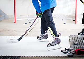 Skate Anytime - Synthetic Ice for Hockey - Skateable Artificial Ice Tiles - Backyard Ice Rink - Starter Kit