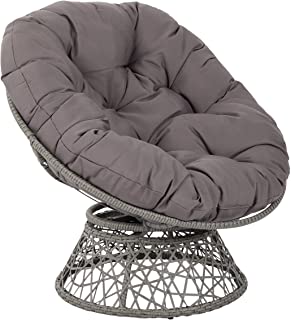 OSP Designs  Papasan Chair, Grey