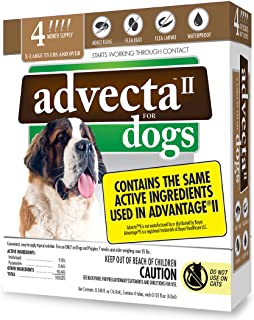 Advecta II Flea Treatment, 4 Month Supply