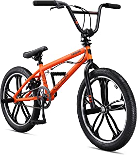 Mongoose Legion Mag Freestyle BMX Bike Featuring Hi-Ten Steel Frame and 40x16T BMX Gearing with 20-Inch Mag Wheels, Multiple Colors Available