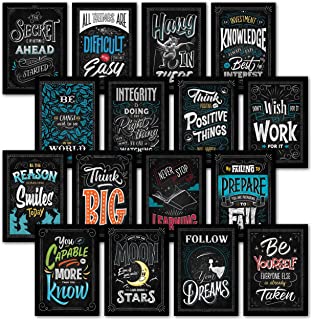 16 Motivational Classroom Wall Posters - Inspirational Quotes for Students - Teacher Classroom Decorations 13 x 19 (Paper) 001