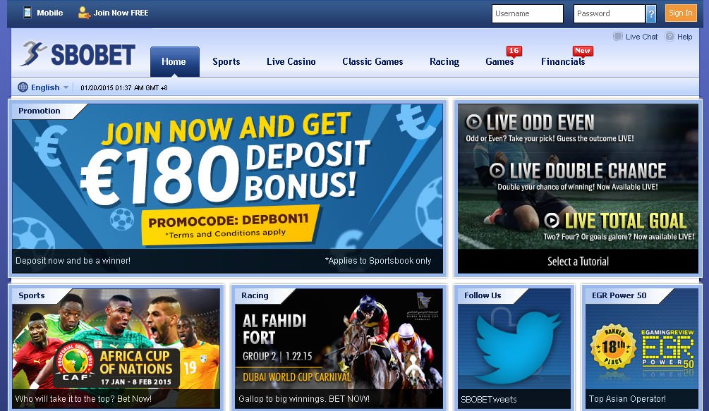 sbobet